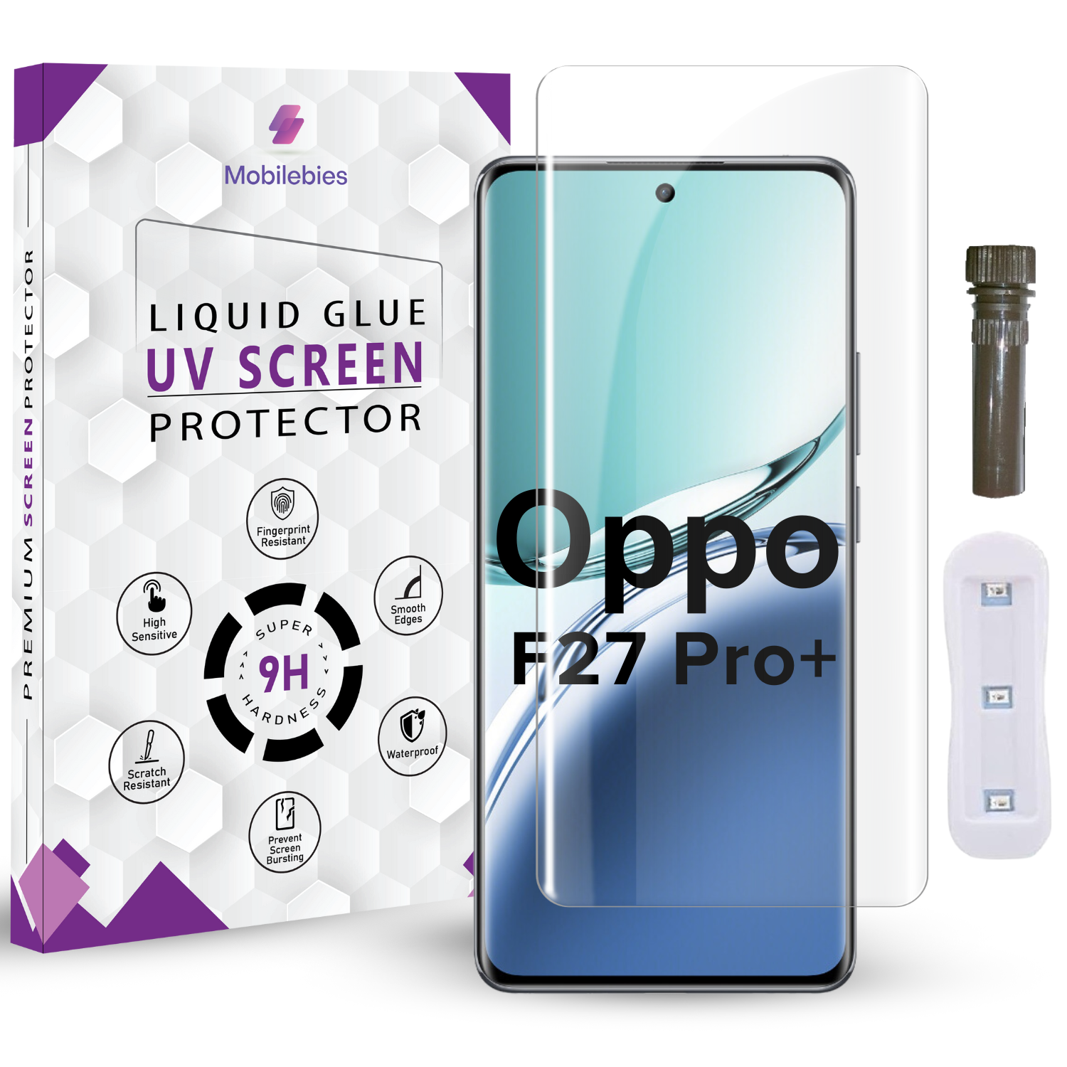 Oppo F27 Pro Plus Advanced HD+ UV Glass Screen Protector Main image
