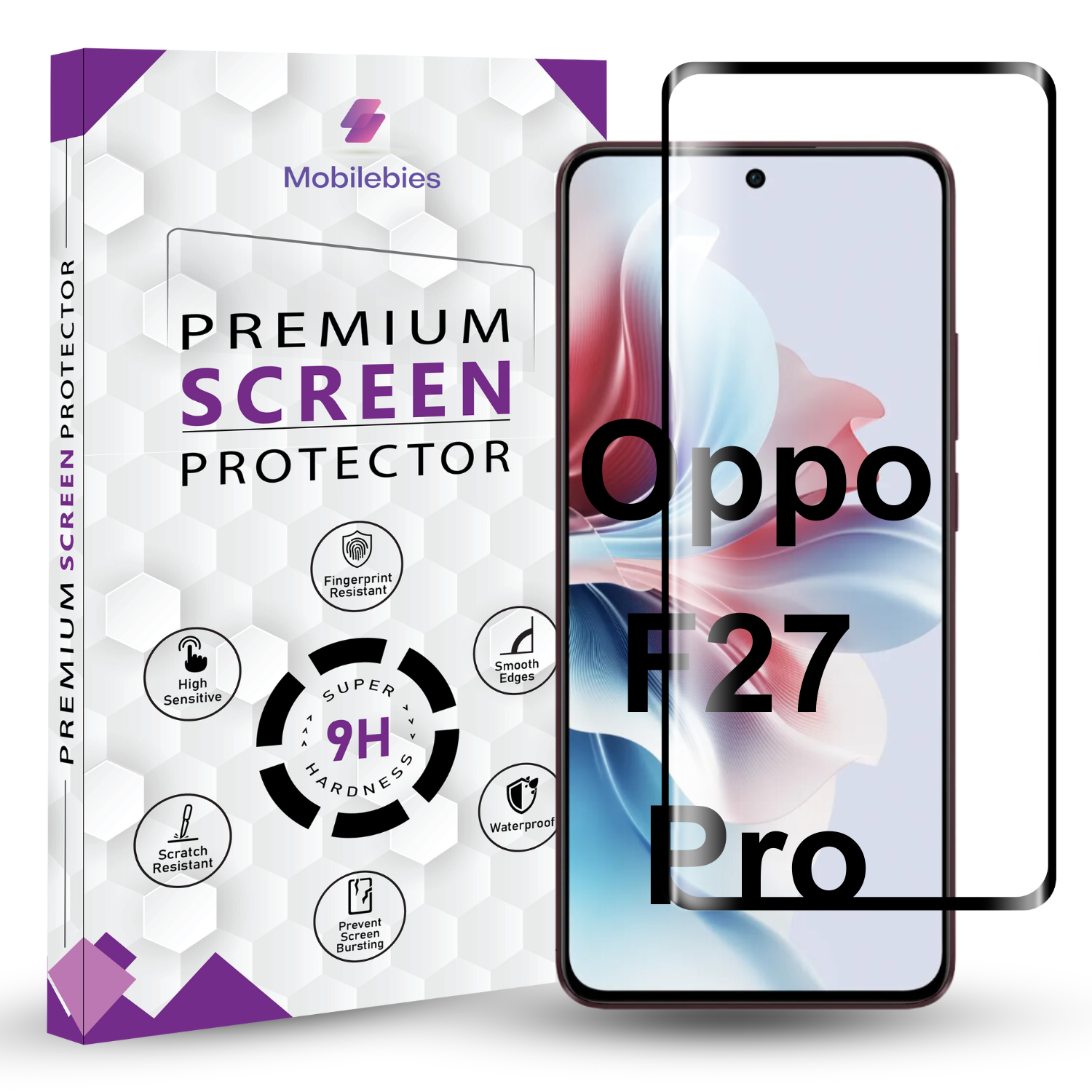 Oppo F27 Pro Full Glue Screen Protector Main image