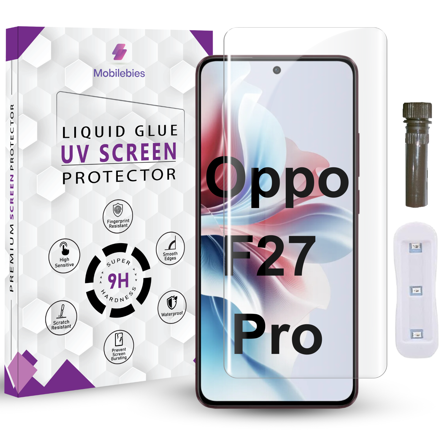 Oppo F27 Pro Advanced HD+ UV Glass Screen Protector Main image