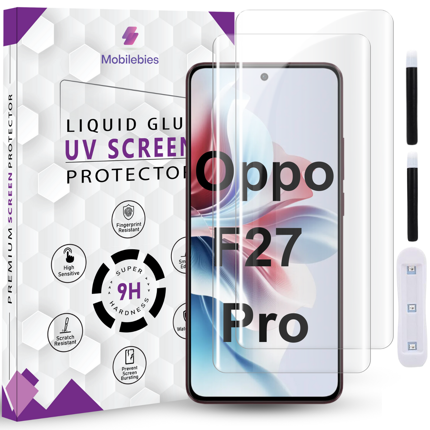 Oppo F27 Pro Premium HD+ UV Glass Screen Protector