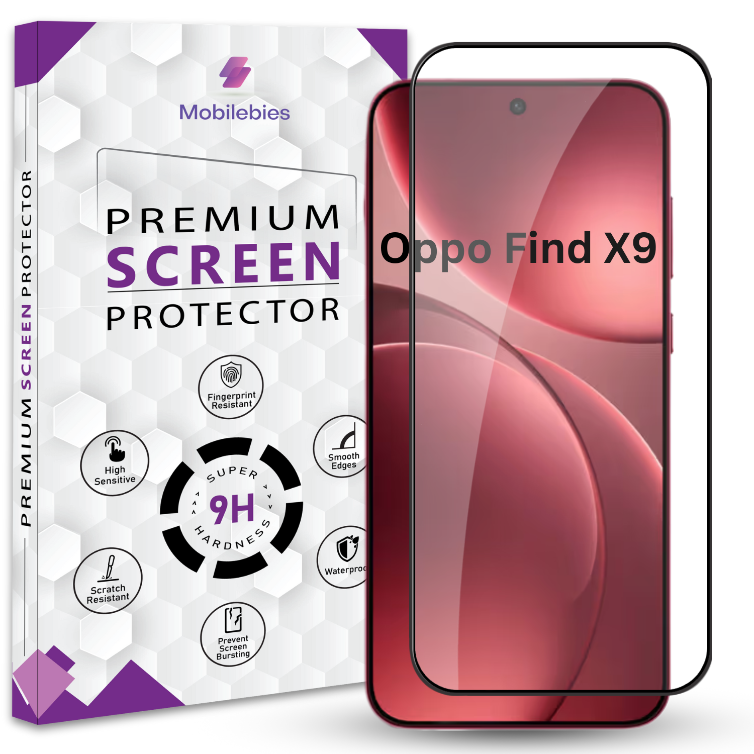 Tempered Glass for Oppo Find X9 Premium Screen Protector Guard Main image