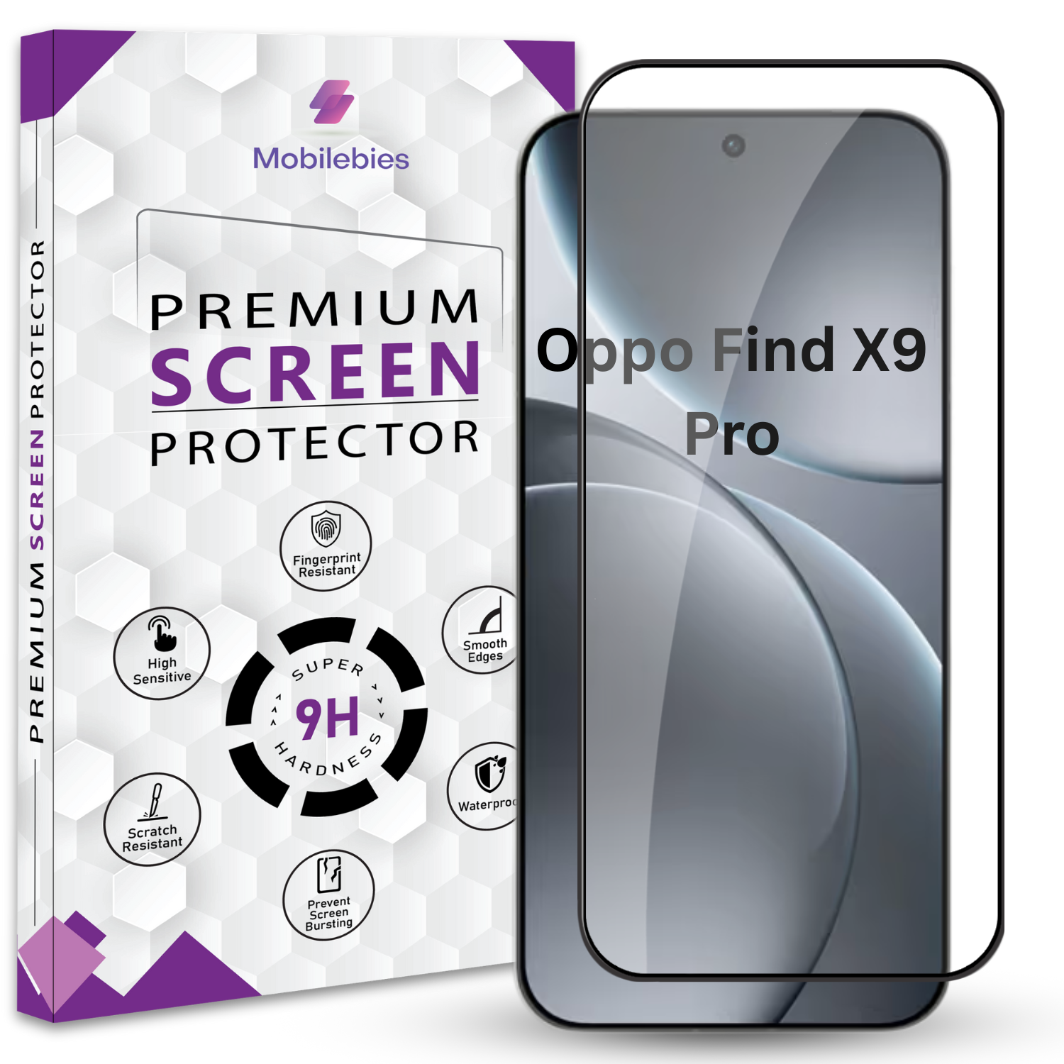 Tempered Glass for Oppo Find X9 Pro Premium Screen Protector Guard Main image