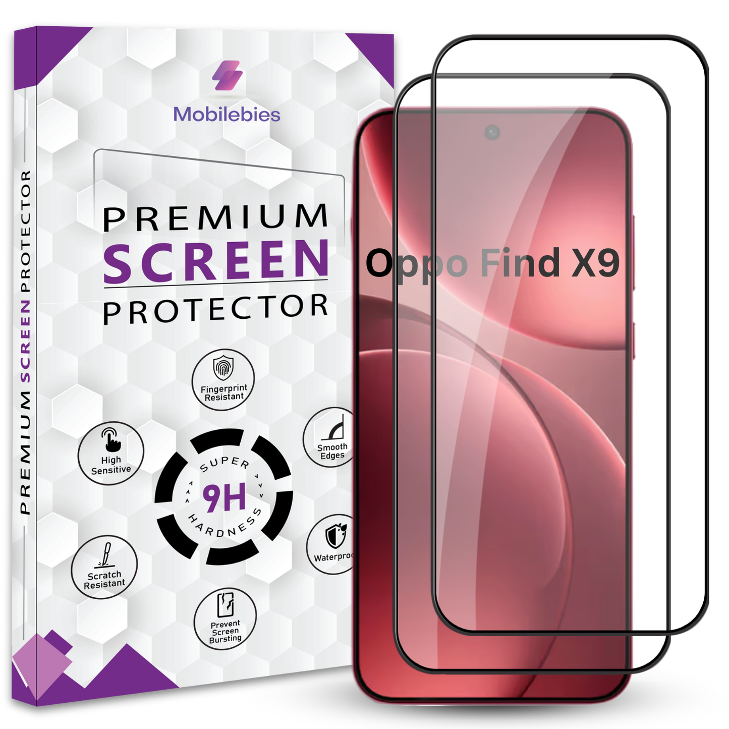 Tempered Glass for Oppo Find X9 Premium Screen Protector Guard