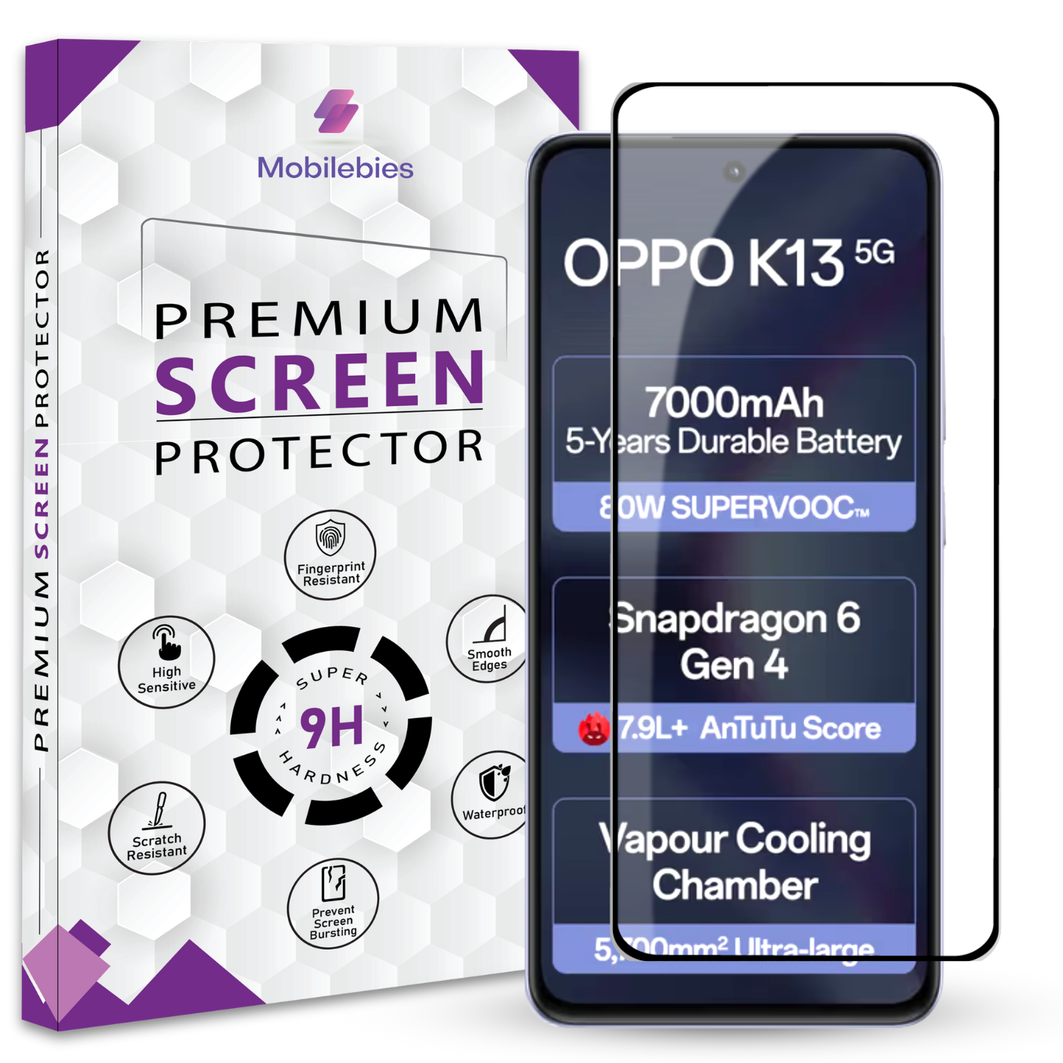 Tempered Glass for Oppo K13 Premium Screen Protector Guard