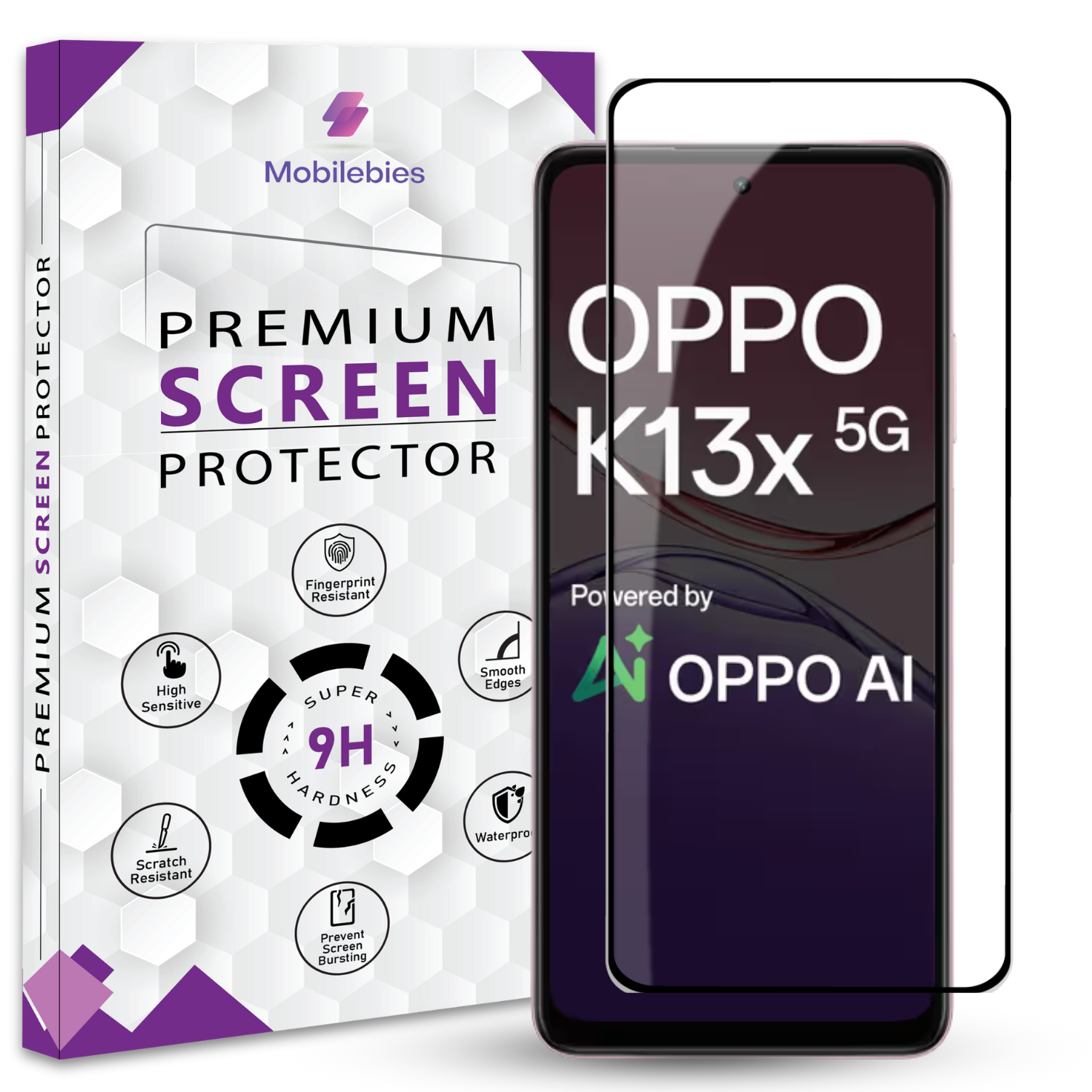 Tempered Glass for Oppo K13X Premium Screen Protector Guard Main image