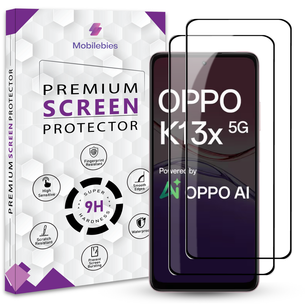 Tempered Glass for Oppo K13X Premium Screen Protector Guard