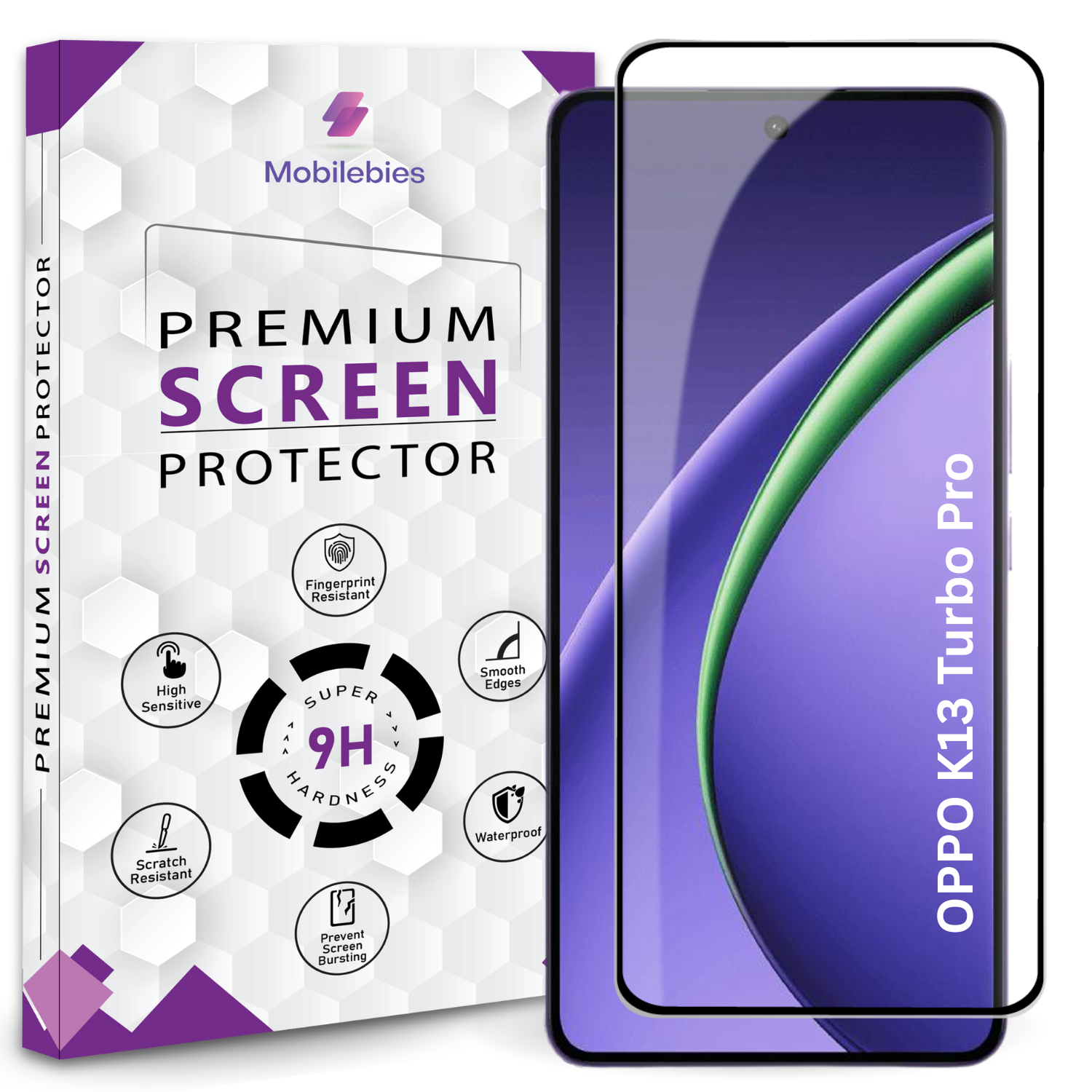 Tempered Glass for Oppo K13 Turbo Pro 5G Premium Screen Protector Guard Main image