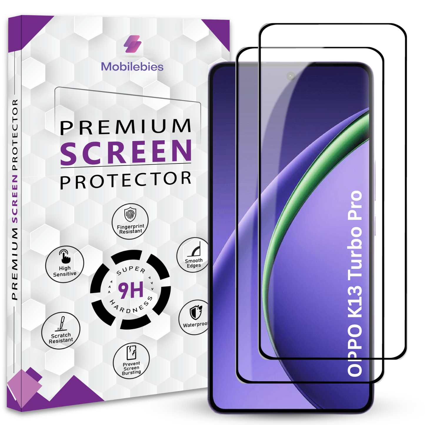 Tempered Glass for Oppo K13 Turbo Pro 5G Premium Screen Protector Guard