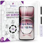 Tempered Glass For Oppo Reno 12 Premium HD+ UV Glass Screen Protector Guard