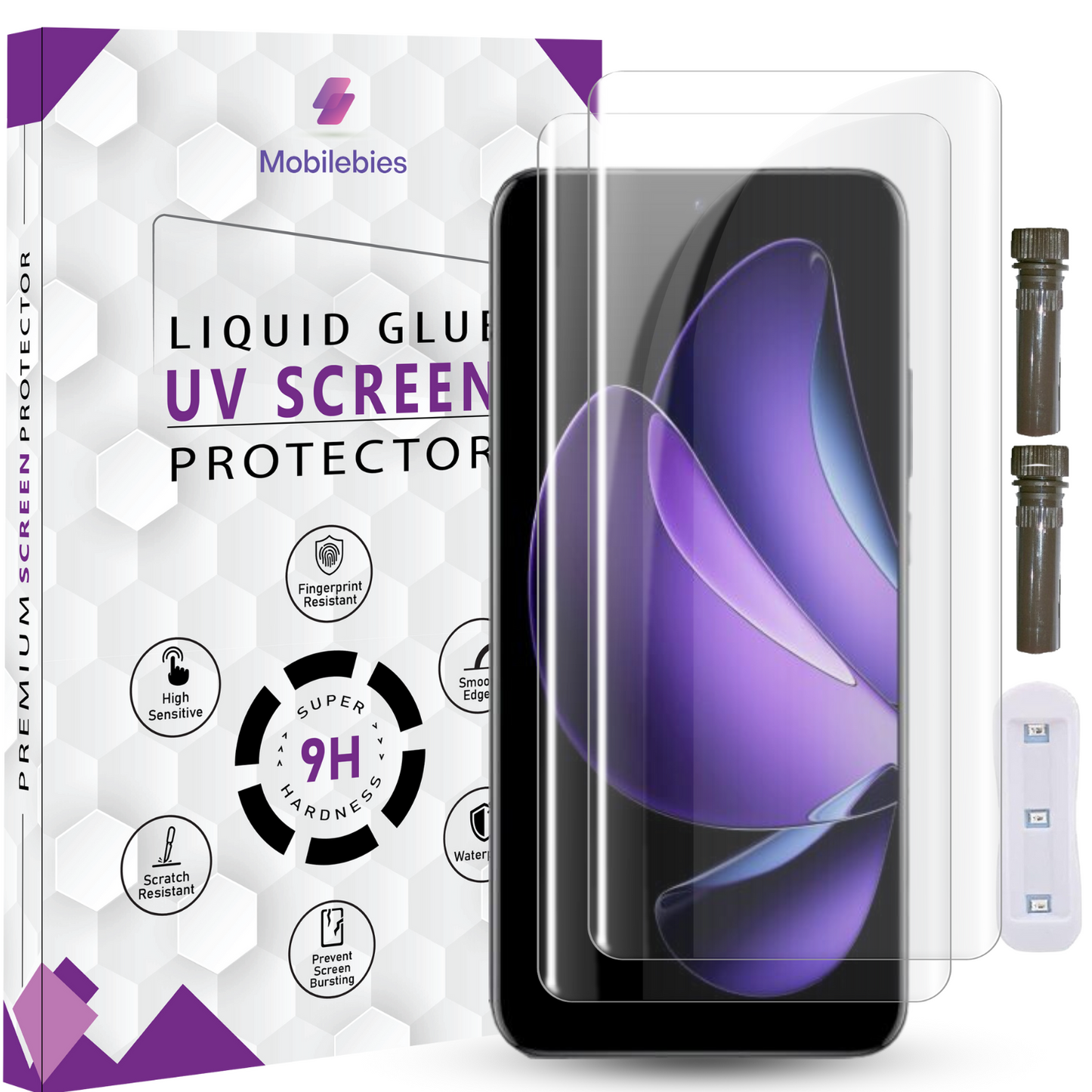 Tempered Glass For Oppo Reno 13 Pro Advanced HD+ UV Glass Screen Protector Guard