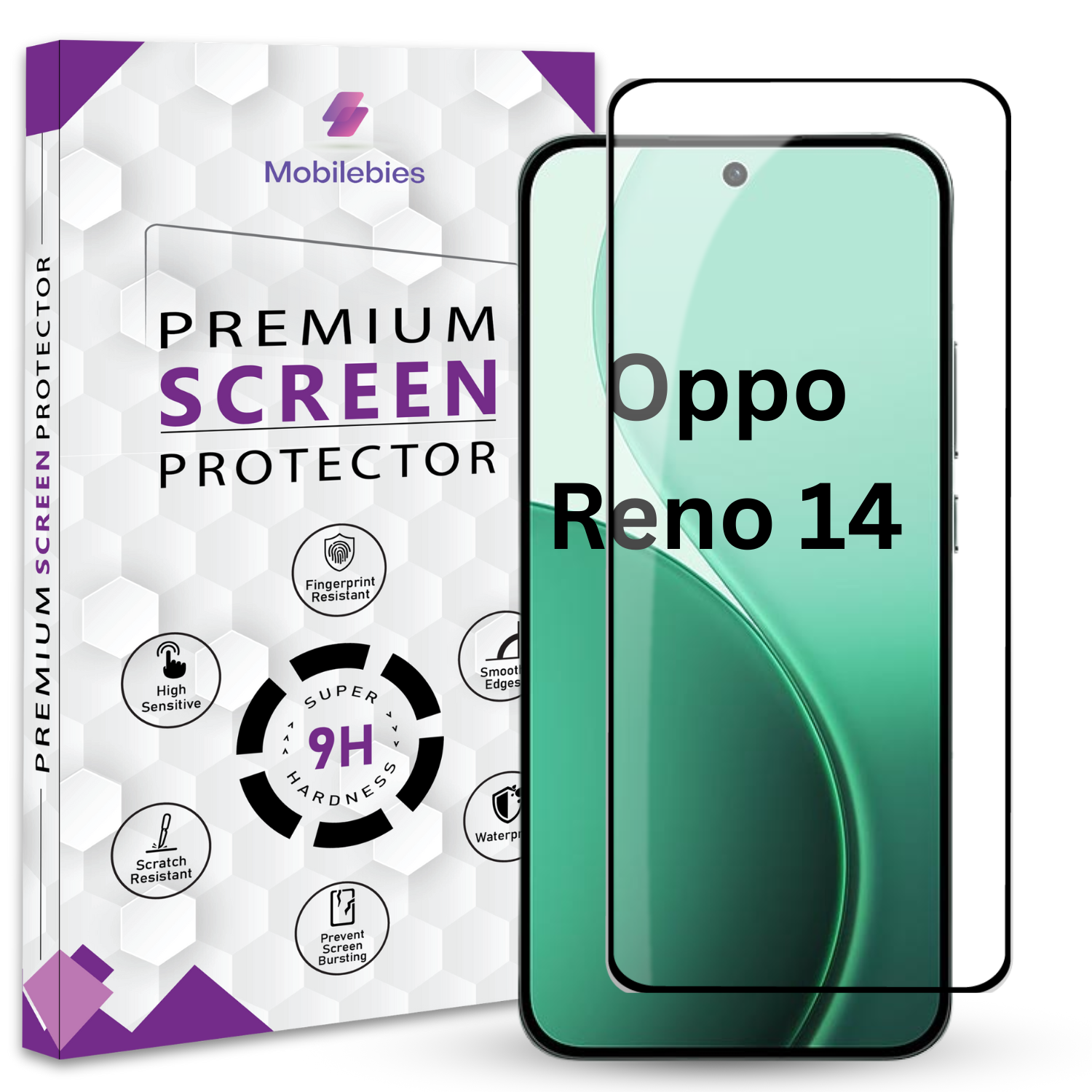 Tempered Glass for Oppo Reno 14 Premium Screen Protector Guard Main image