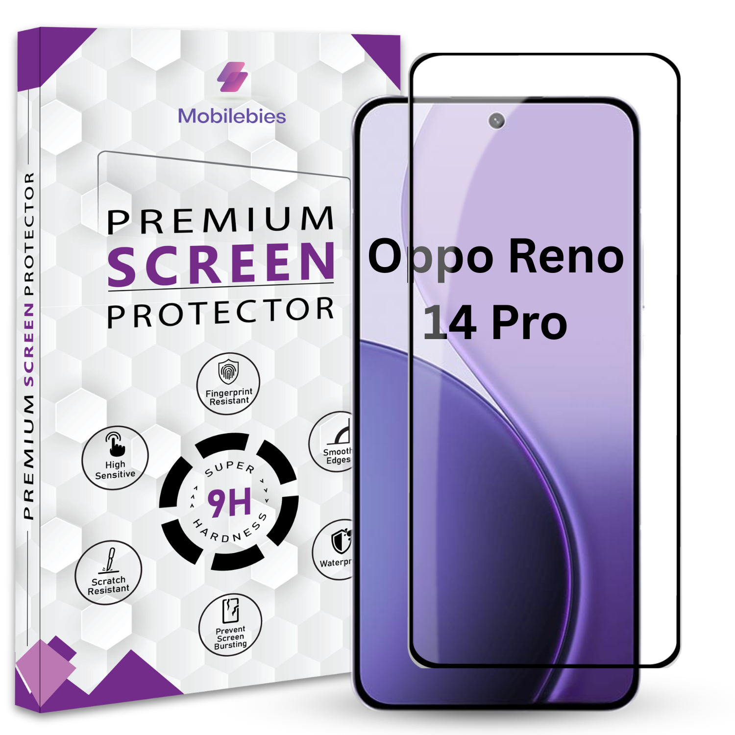 Tempered Glass for Oppo Reno 14 Pro Premium Screen Protector Guard