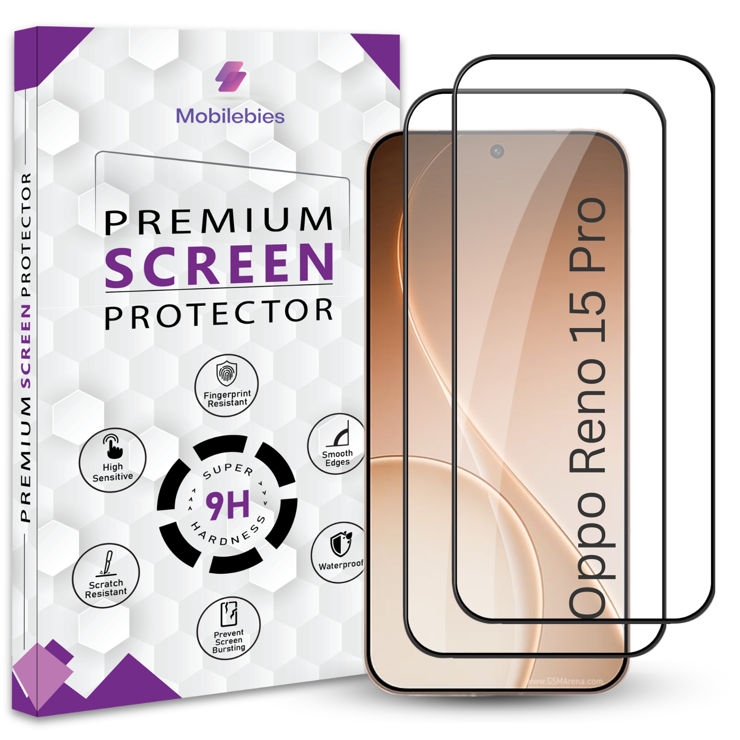 Oppo Reno 15 Pro OG Premium Screen Protector Secondary image