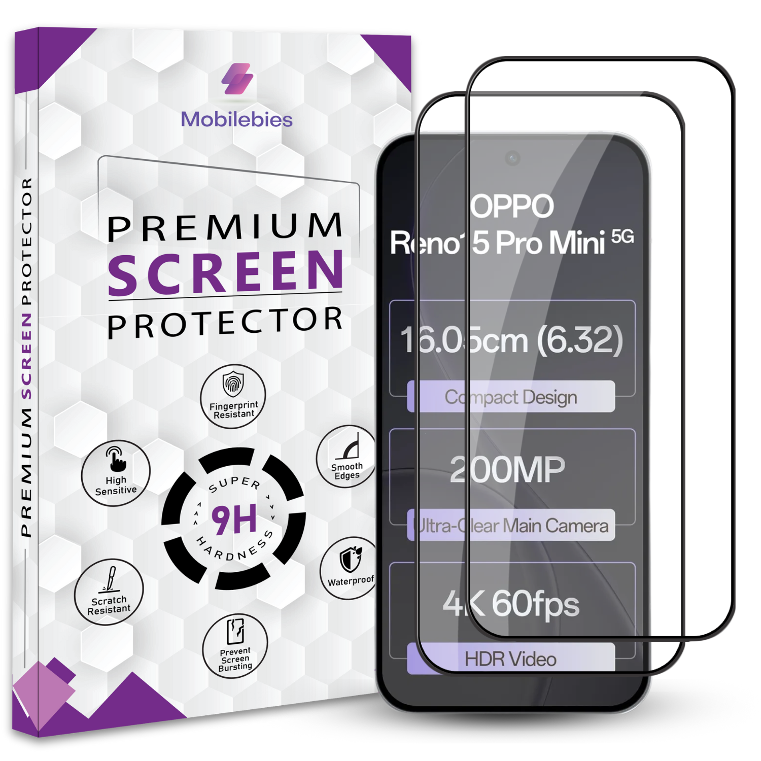 Reno15 Pro Mini OG Premium Screen Protector Secondary image