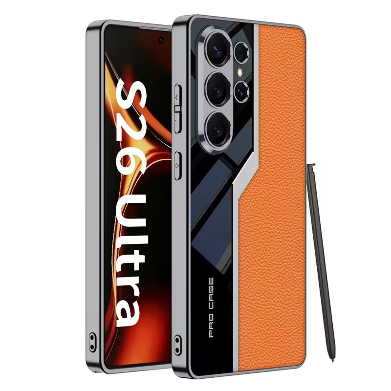 Mobilebies Samsung Galaxy S26 Ultra Hybrid Leather Case Back Cover Secondary image