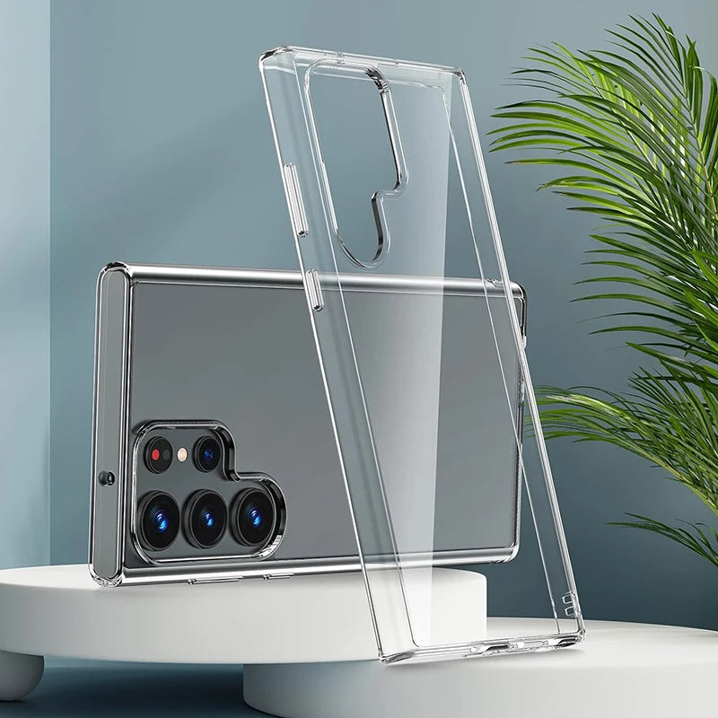 Samsung Galaxy S24 Ultra Transparent Hard Case Mobile Cover Main image