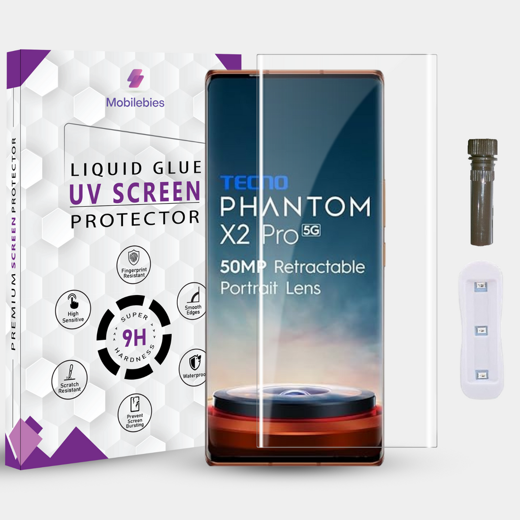 Tempered Glass For Phantom X2 Advanced HD+ UV Glass Screen Protector Guard