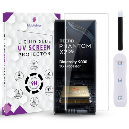 Tempered Glass For Phantom X2 Premium HD+ UV Glass Screen Protector Guard