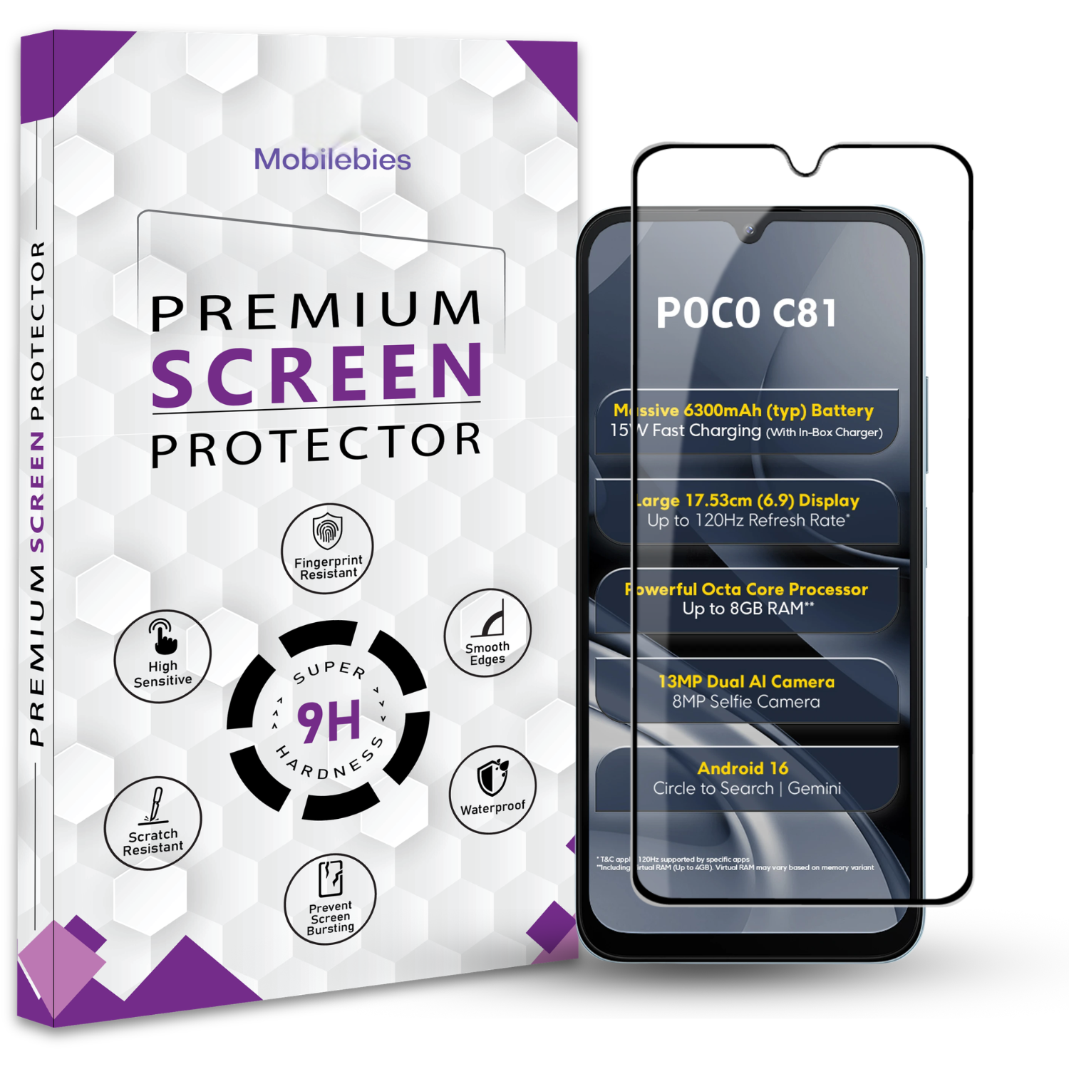 Poco C81 OG Premium Screen Protector Main image