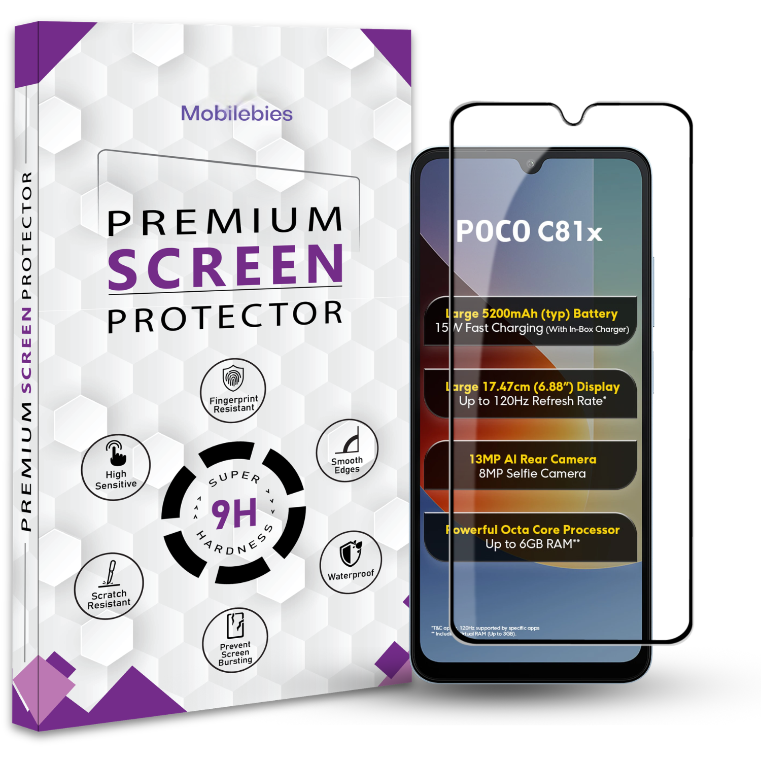 Poco C81x OG Premium Screen Protector Main image