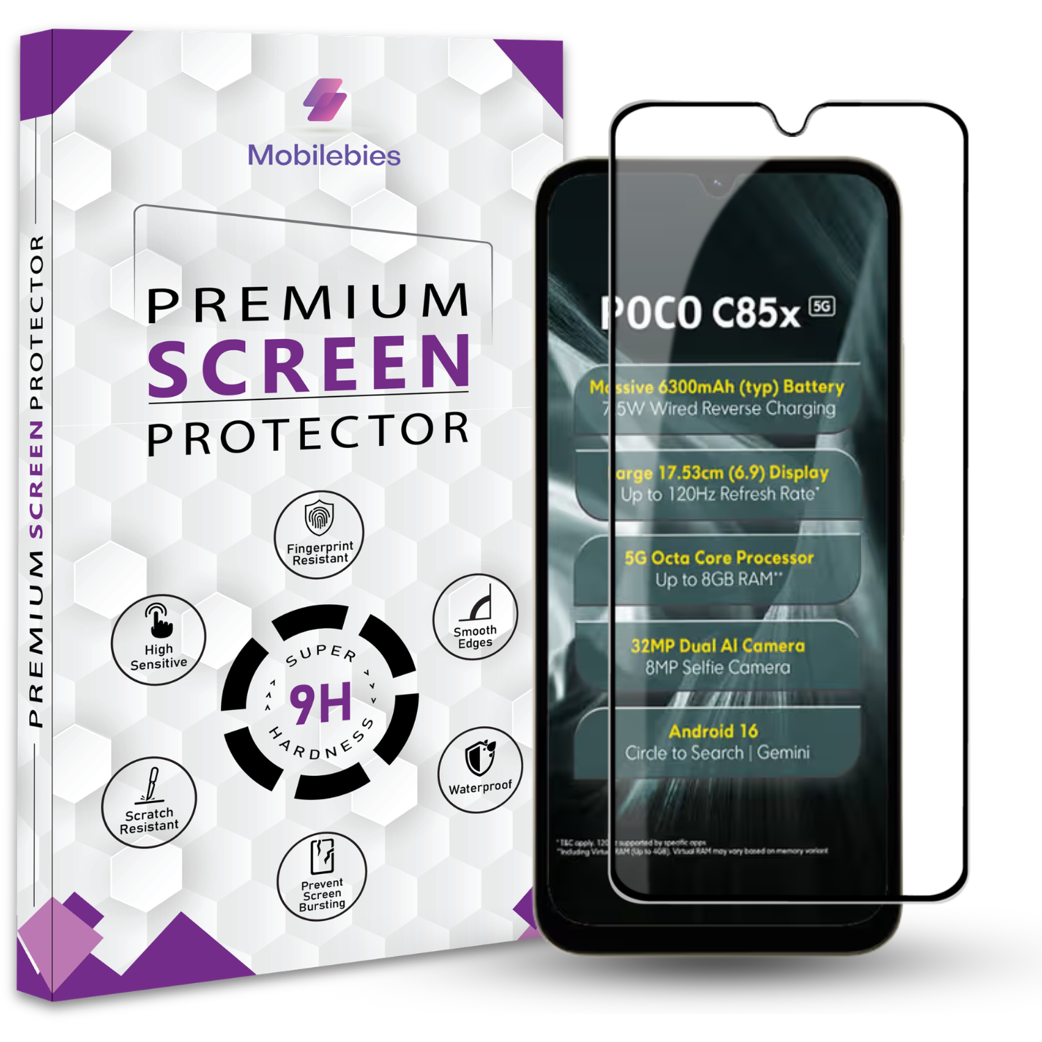 Poco C85x OG Premium Screen Protector Main image