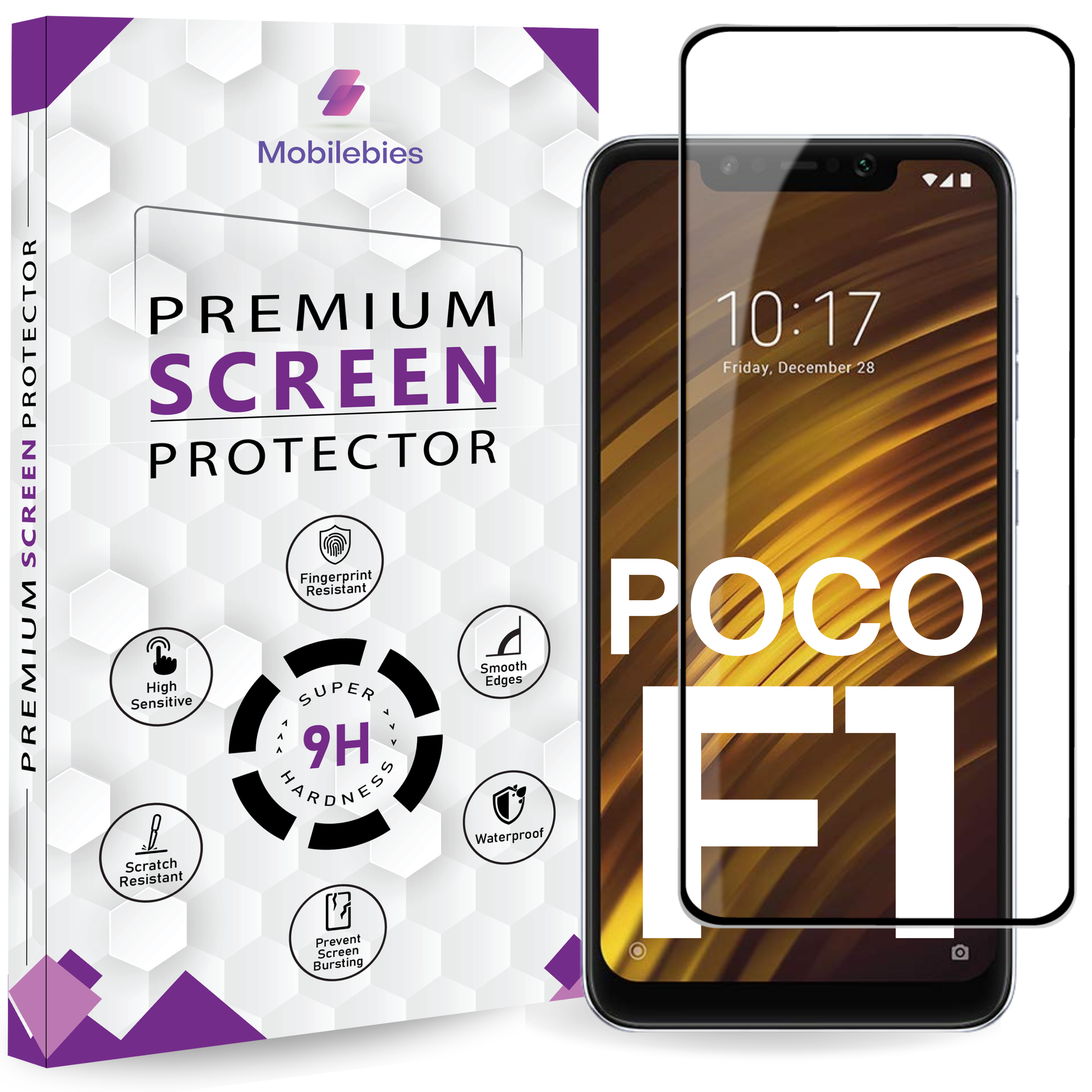 Tempered Glass for Poco F1 Premium Screen Protector Guard Main image