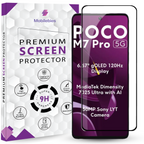 Tempered Glass for Poco M7 Pro Premium Screen Protector Guard