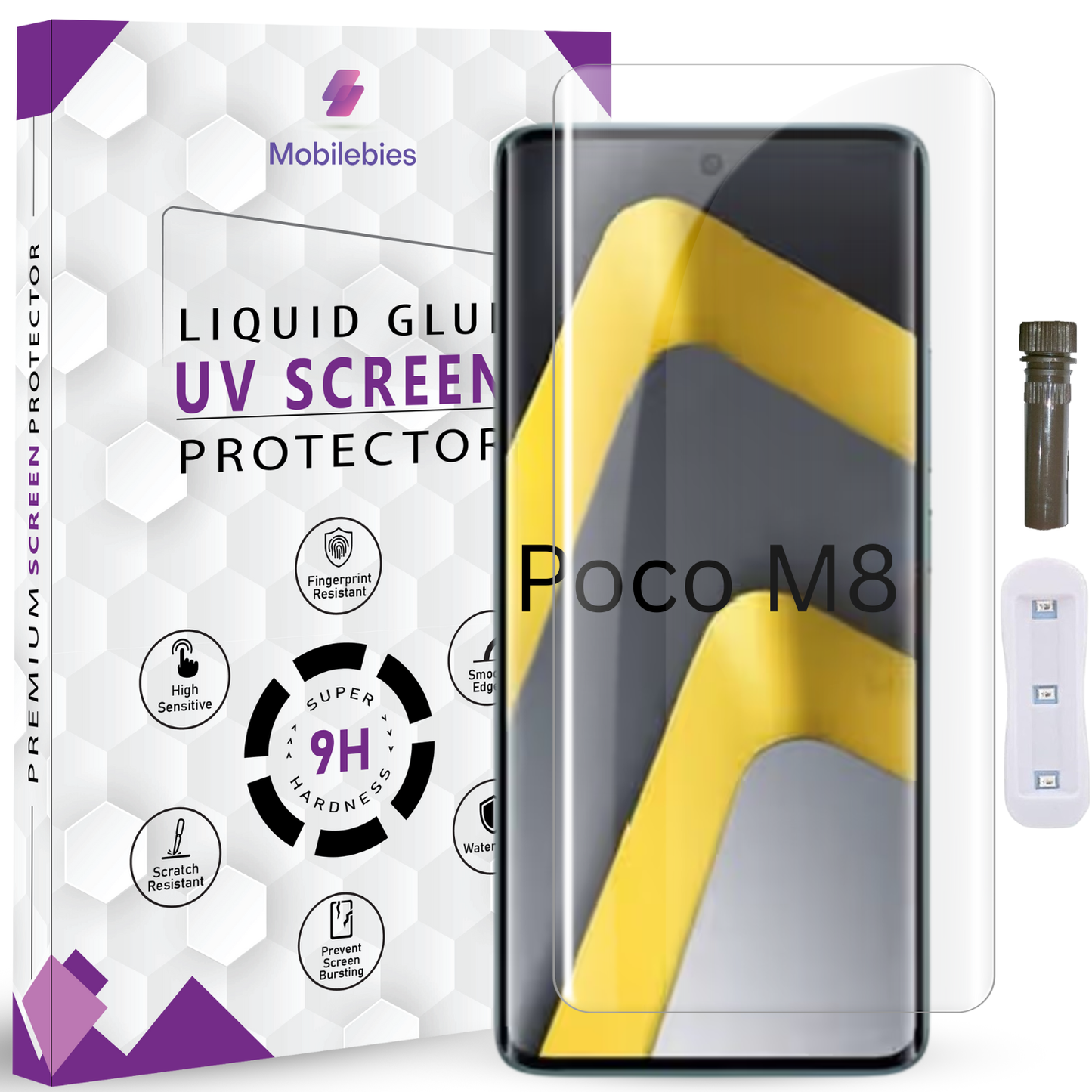 Poco M8 Advanced HD+ UV Glass Screen Protector