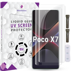 Tempered Glass For Poco X7 Advanced HD+ UV Glass Screen Protector Guard