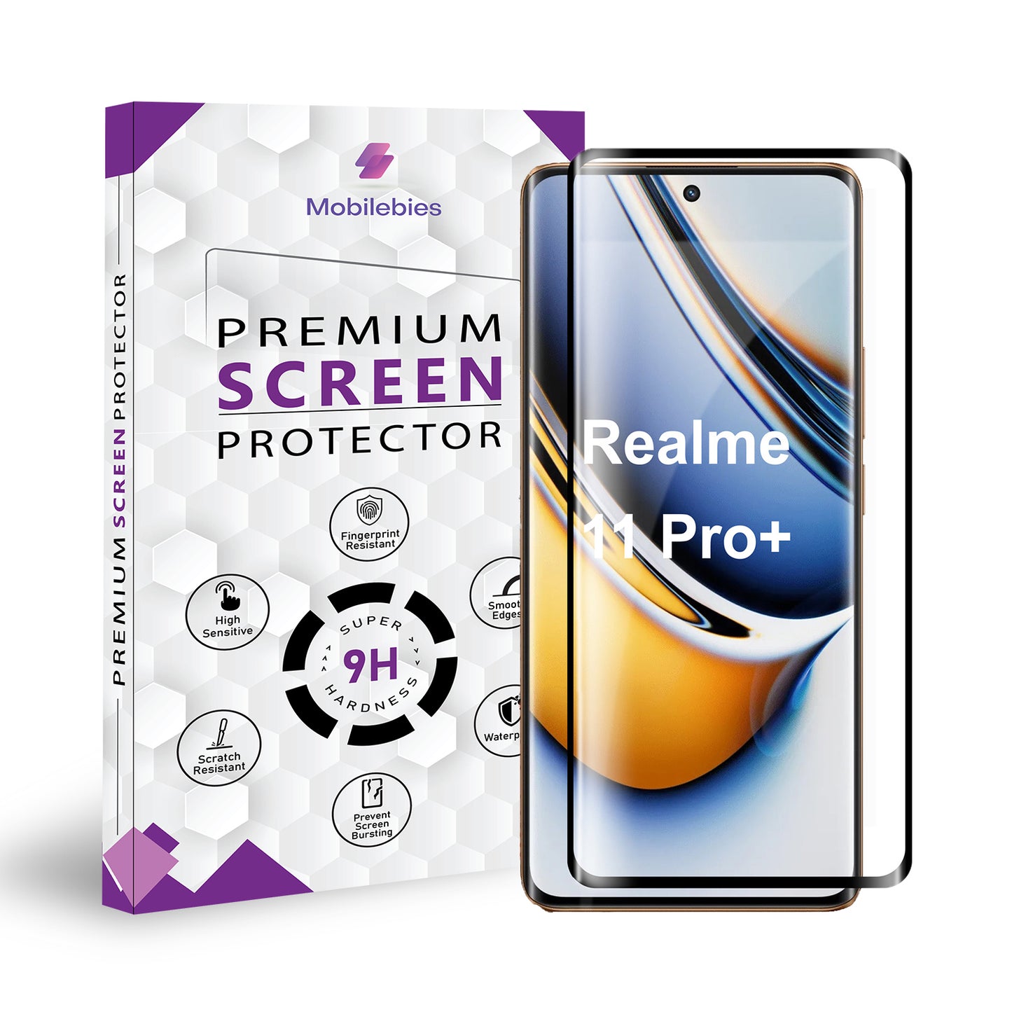 Realme 11 Pro Plus Full Glue Curved Screen Protector