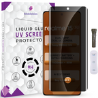 Mobilebies Realme 15 Advanced HD+ UV Privacy Tempered Glass Screen Protector Guard