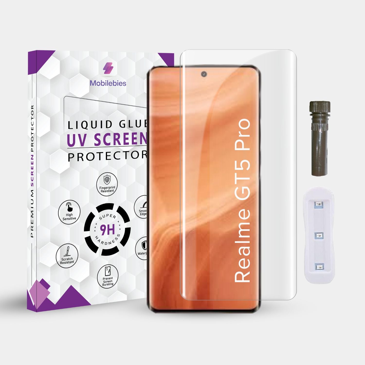 Realme GT5 Pro Advanced UV Screen Protector Tempered Glass Main image