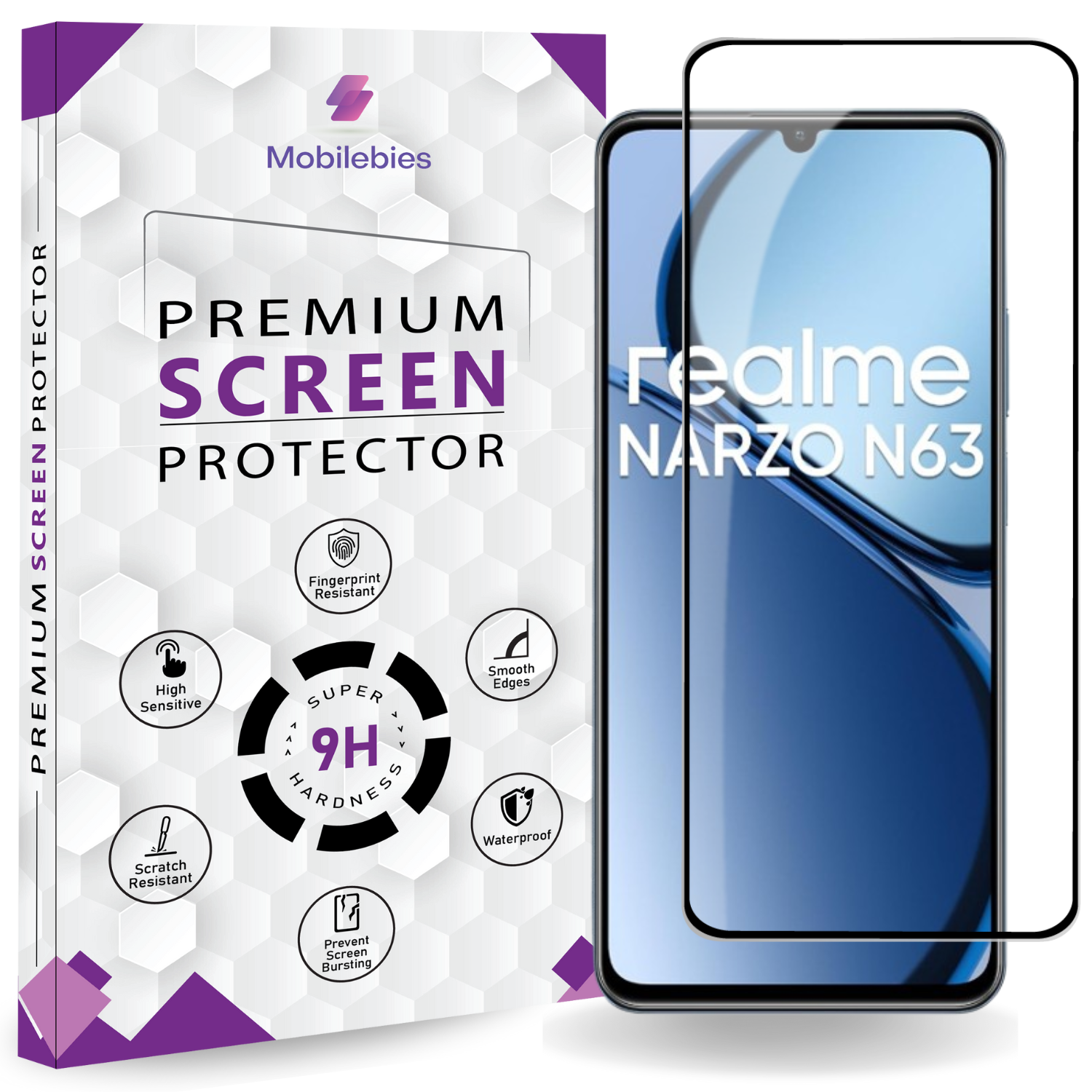 Realme Narzo N63 OG Premium Screen Protector Main image