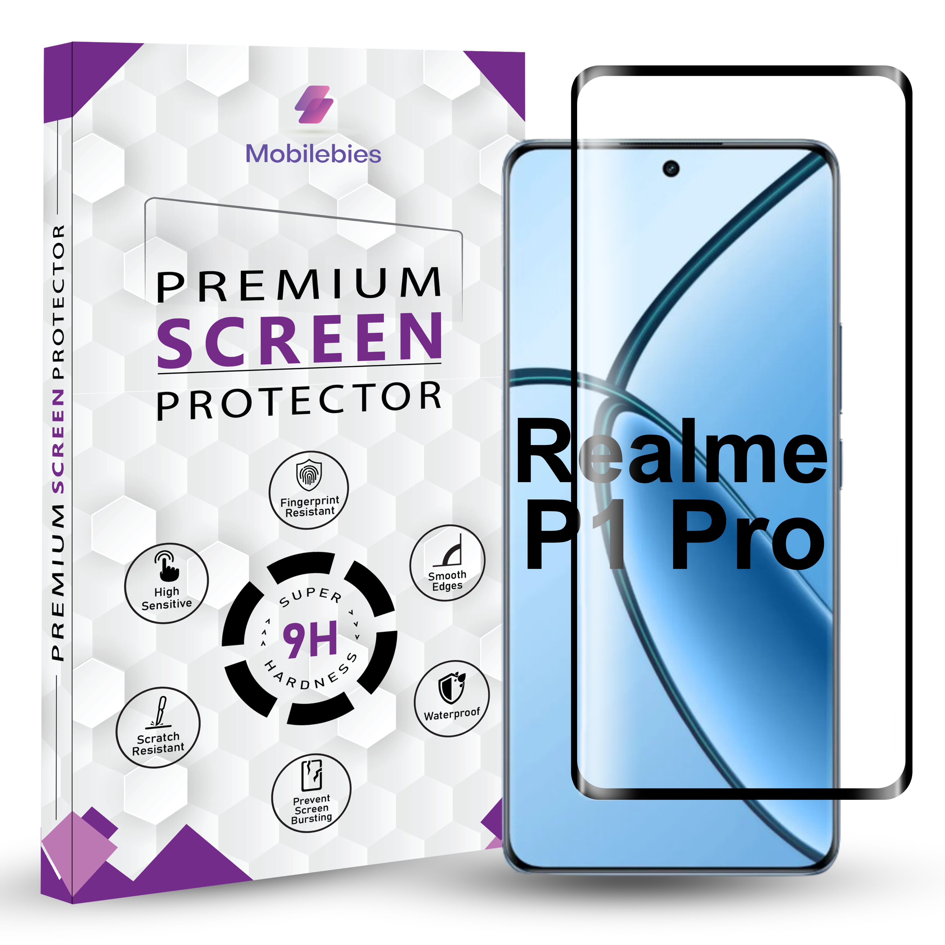 Realme P1 Pro 5G Full Glue Screen Protector Main image