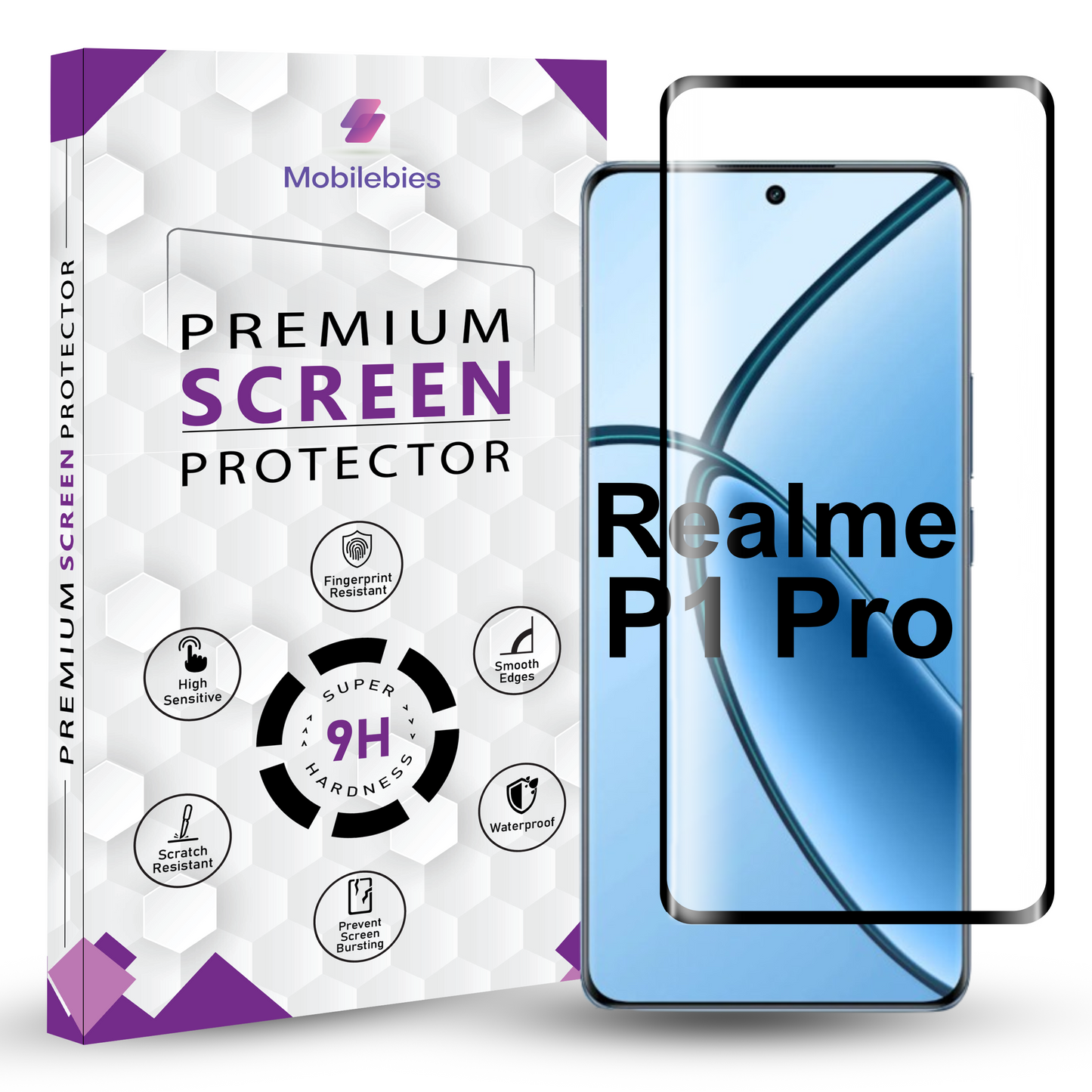 Realme P1 Pro 5G Full Glue Screen Protector