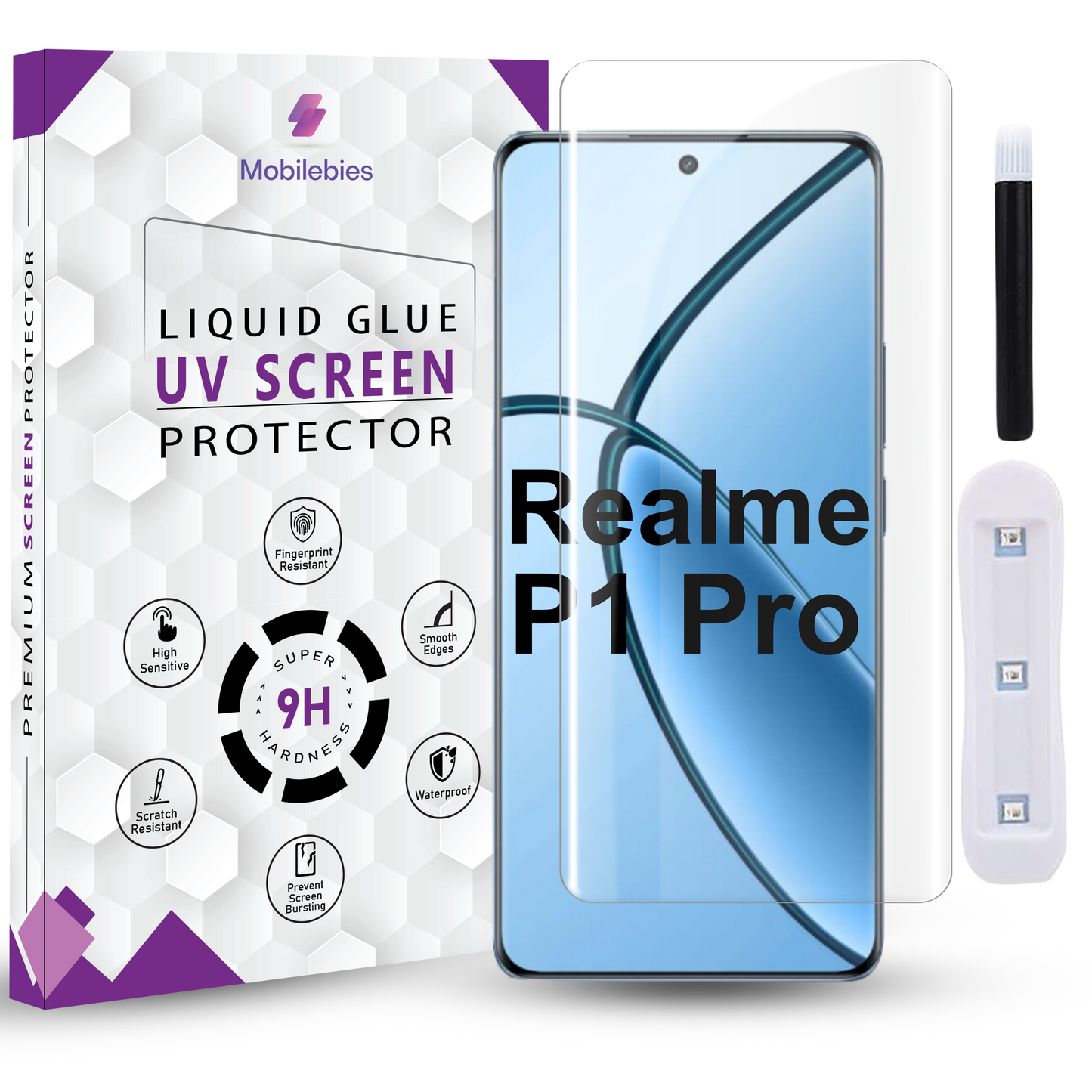 Realme P1 Pro 5G Premium HD+ UV Glass Screen Protector