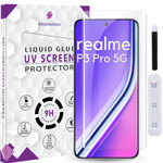 Tempered Glass For Realme P3 Pro Premium HD+ UV Glass Screen Protector Guard