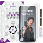 Tempered Glass For Realme 14 Pro Advanced HD+ UV Glass Screen Protector Guard