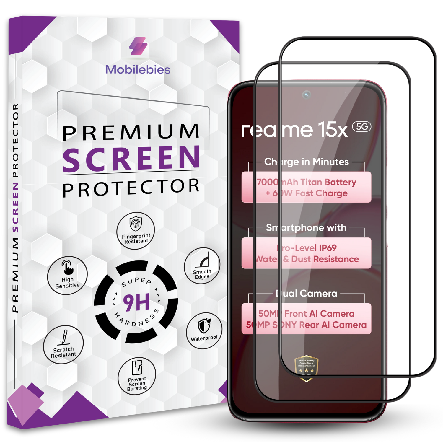 Realme 15X OG Premium Screen Protector Secondary image