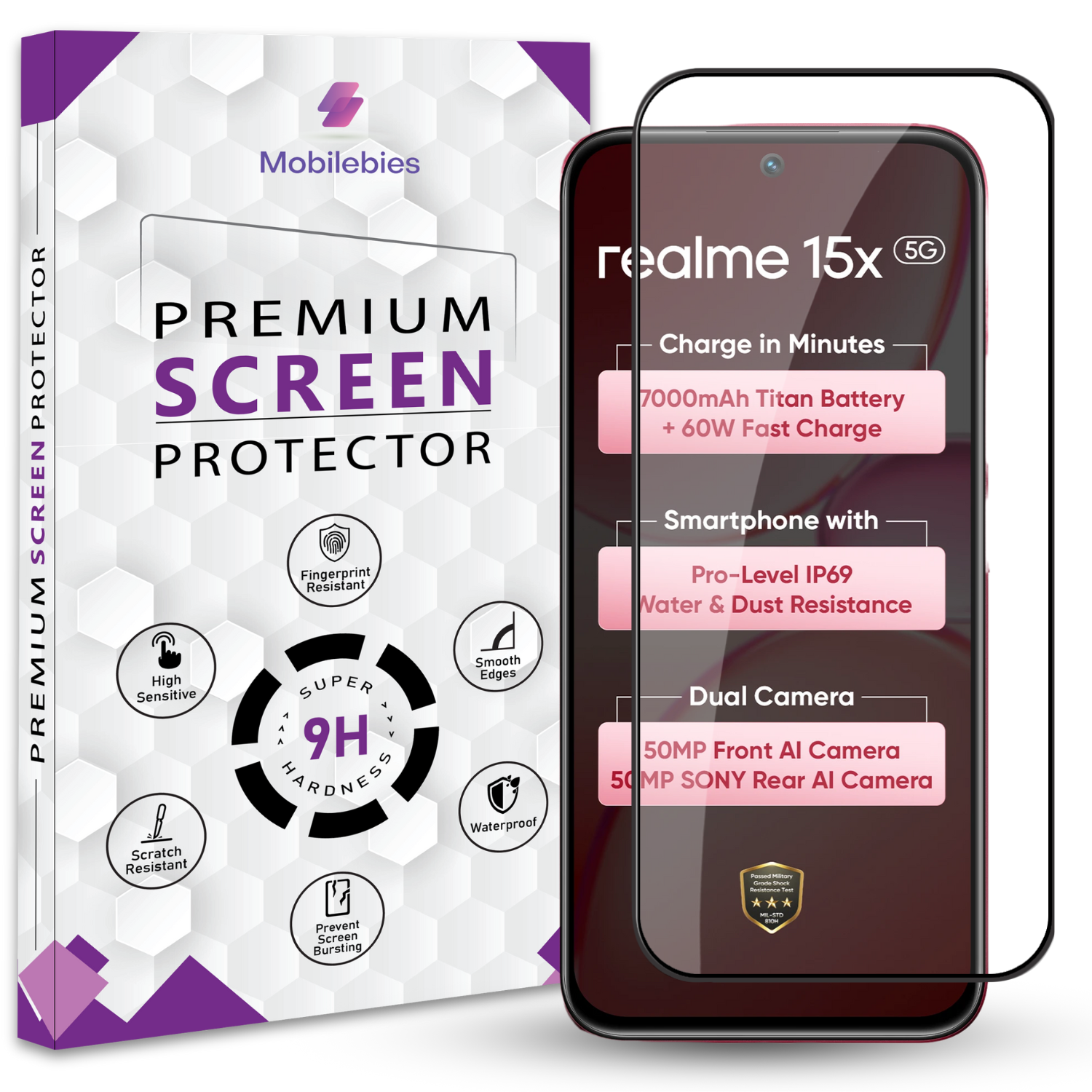 Realme 15X OG Premium Screen Protector Main image