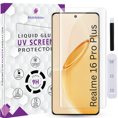 Realme 16 Pro Plus Premium HD+ UV Glass Screen Protector
