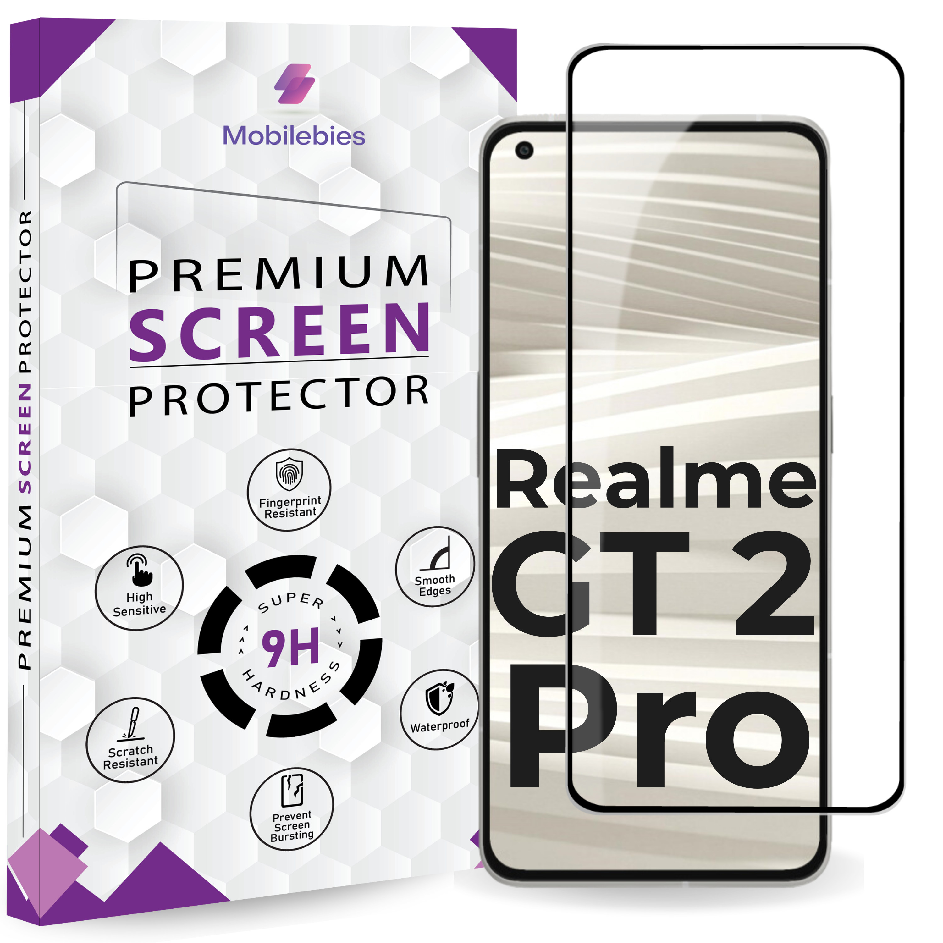 Tempered Glass for Realme GT 2 Pro Premium Screen Protector Guard Main image