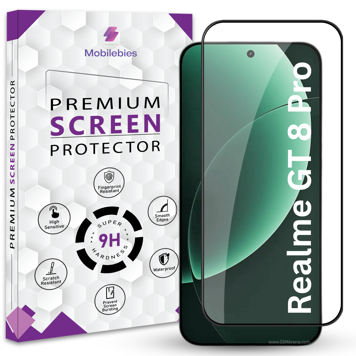 Tempered Glass for Realme GT 8 Pro Premium Screen Protector Guard Main image