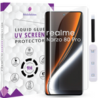 Tempered Glass For Realme Narzo 80 Pro Premium HD+ UV Glass Screen Protector Guard