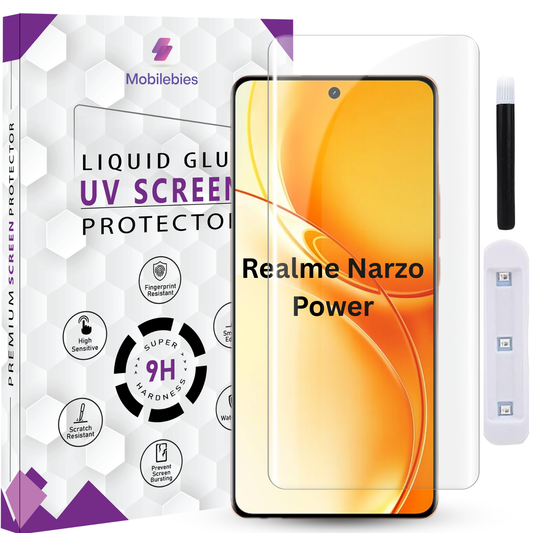 Realme Narzo Power Premium HD+ UV Glass Screen Protector