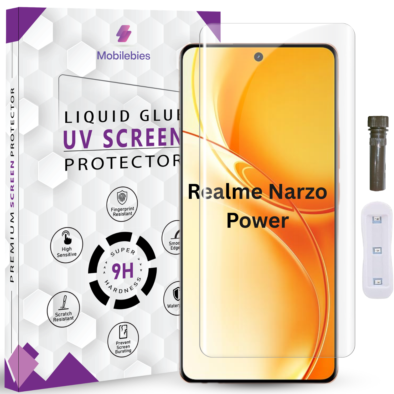 Realme Narzo Power Advanced HD+ UV Glass Screen Protector