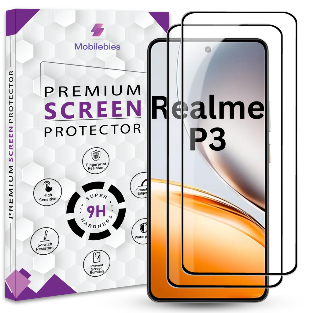 Tempered Glass for Realme P3 Premium Screen Protector Guard