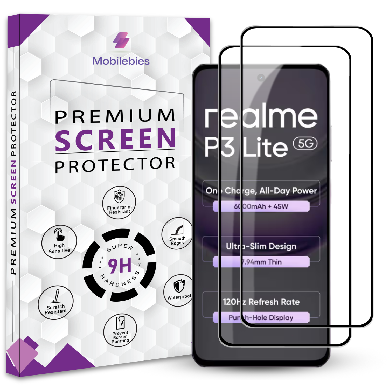 Realme P3 Lite OG Premium Screen Protector Secondary image