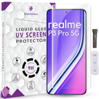 Tempered Glass For Realme P3 Pro Advanced HD+ UV Glass Screen Protector Guard