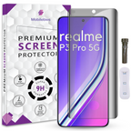 Mobilebies Realme P3 Pro Advanced HD+ UV Privacy Tempered Glass Screen Protector Guard